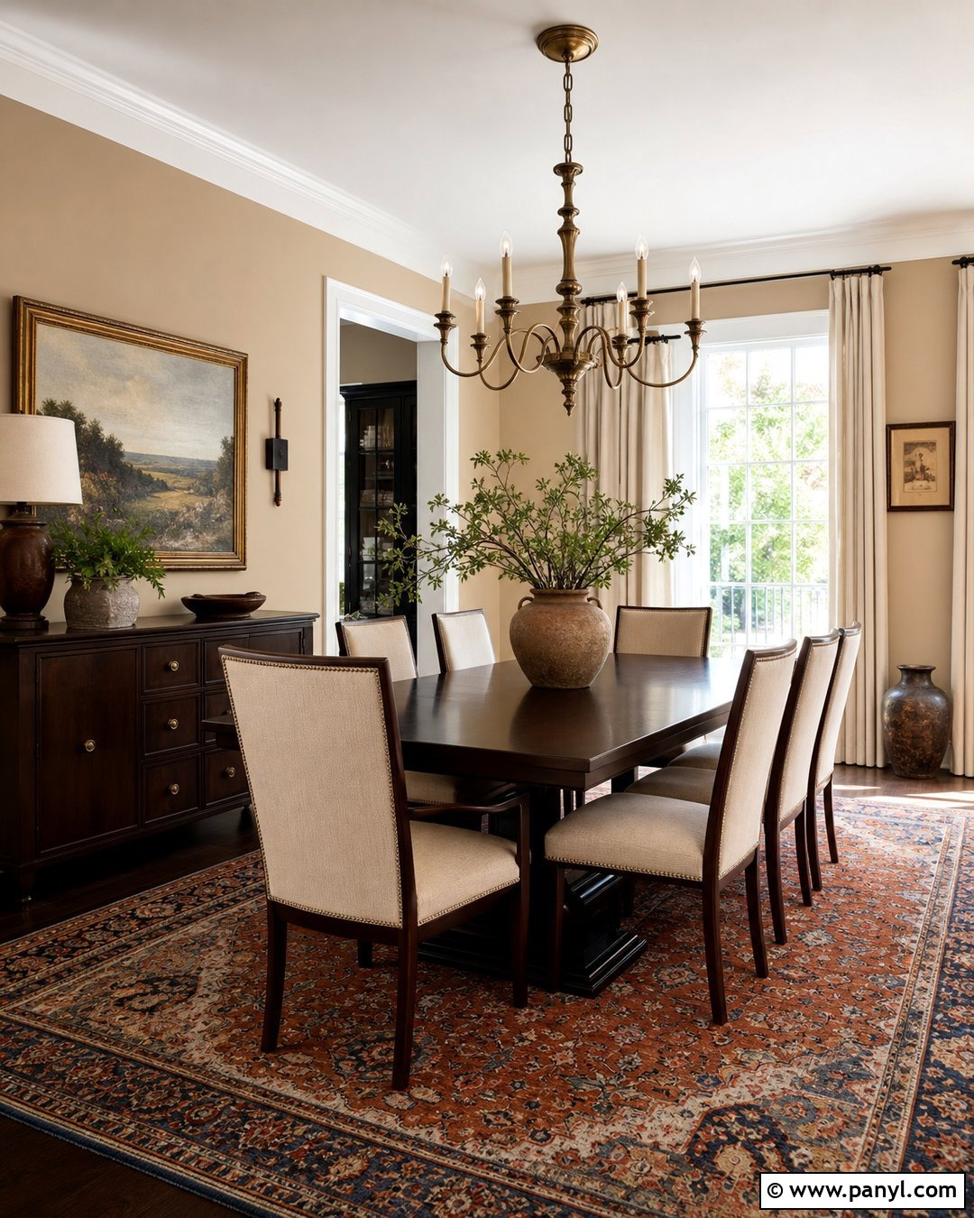 Beige Walls With Dark Wood Furniture - 50 beige walls