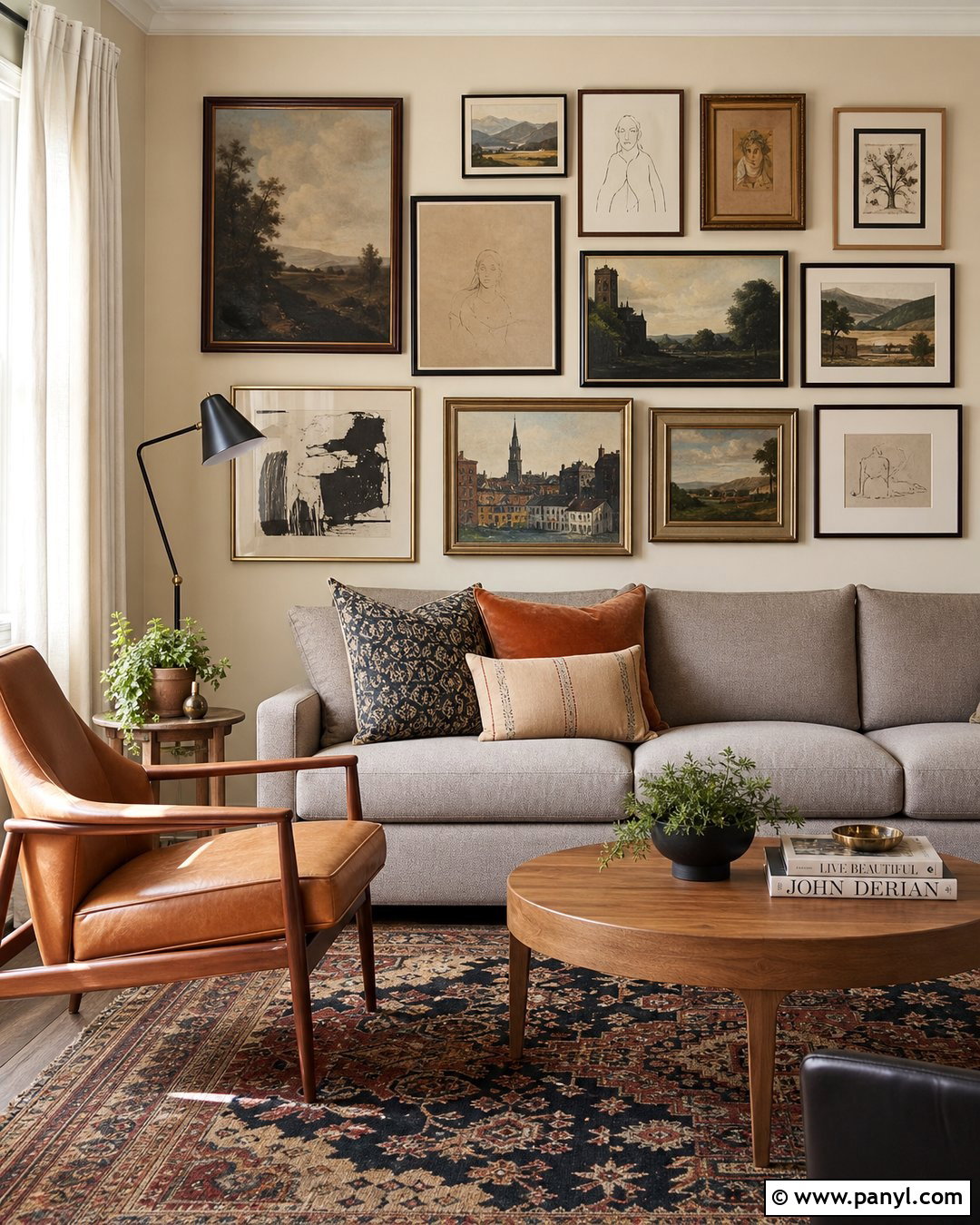 Beige Walls With Gallery Wall - 50 beige walls