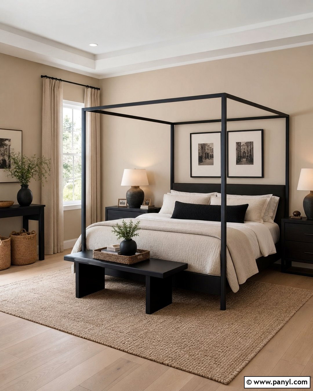 Beige Walls With Matte Black - 25 Beige Wall Color Palette Ideas