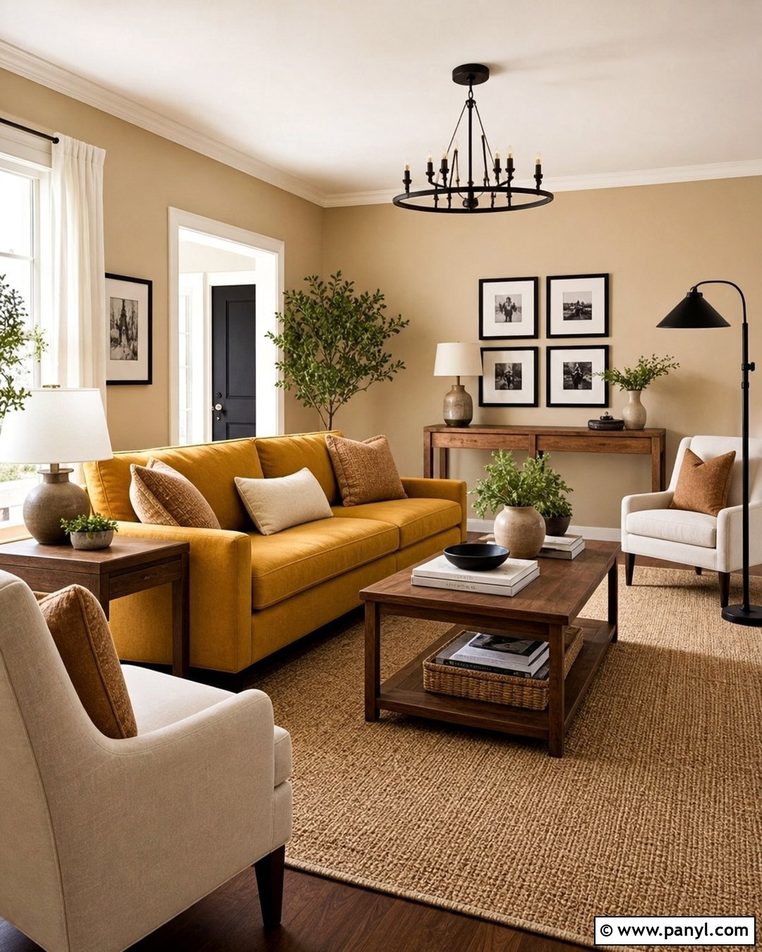 Beige Walls With Mustard Yellow - 25 Beige Wall Color Palette Ideas