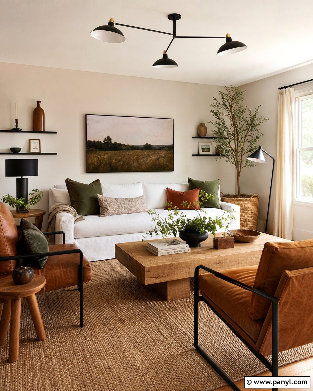 Beige Walls With Natural Fiber Rug - 50 beige walls
