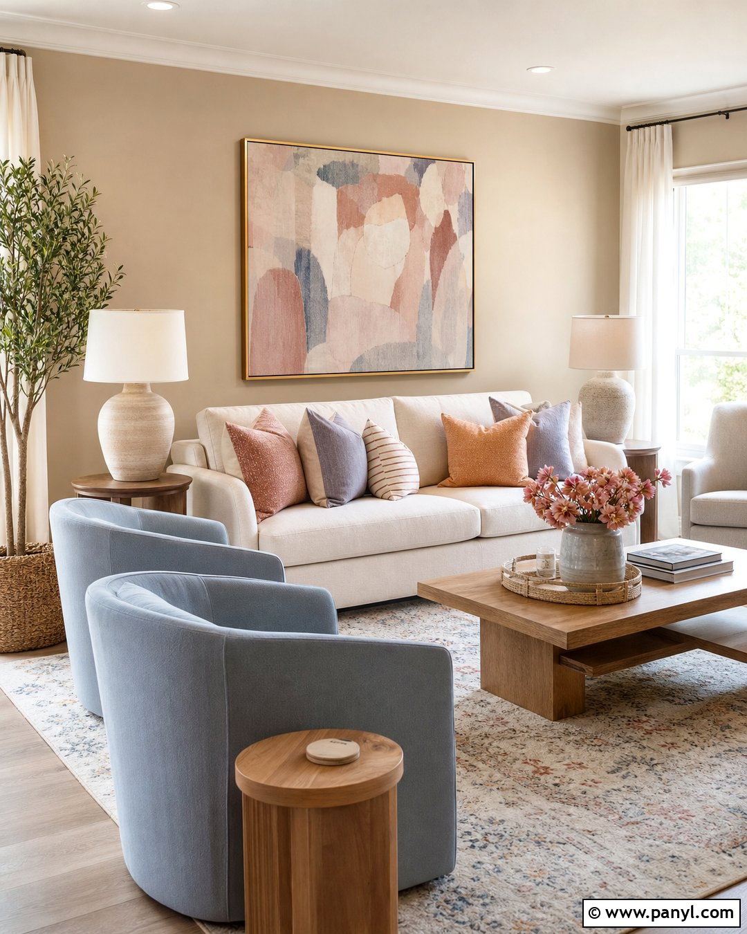 Beige Walls With Pastel Accents - 50 beige wall ideas