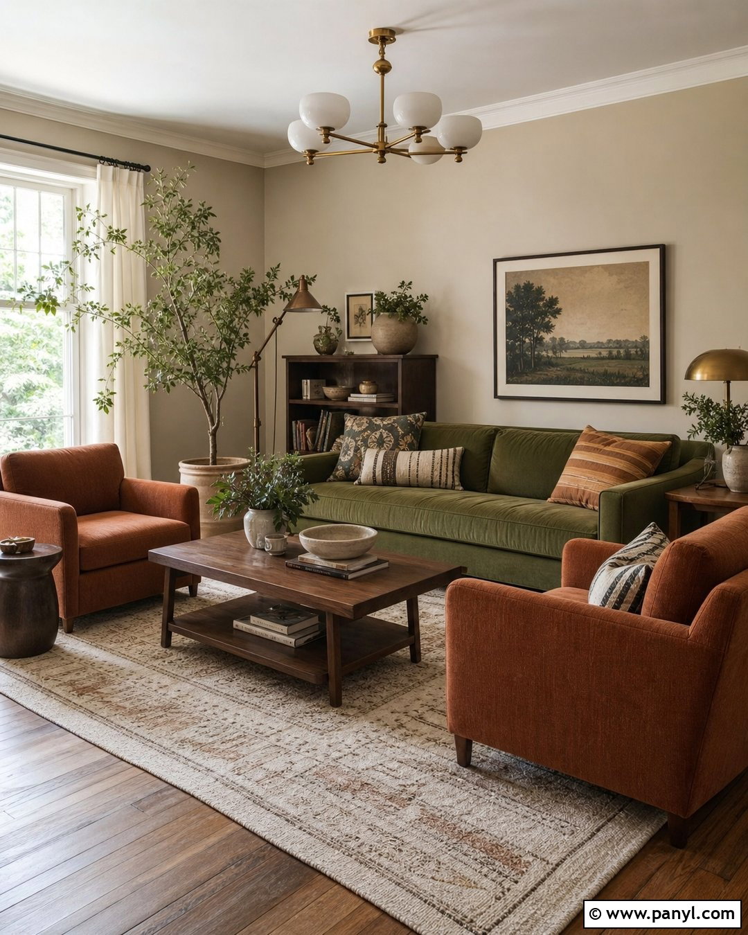 Beige Walls With Rust And Olive - 25 Beige Wall Color Palette Ideas