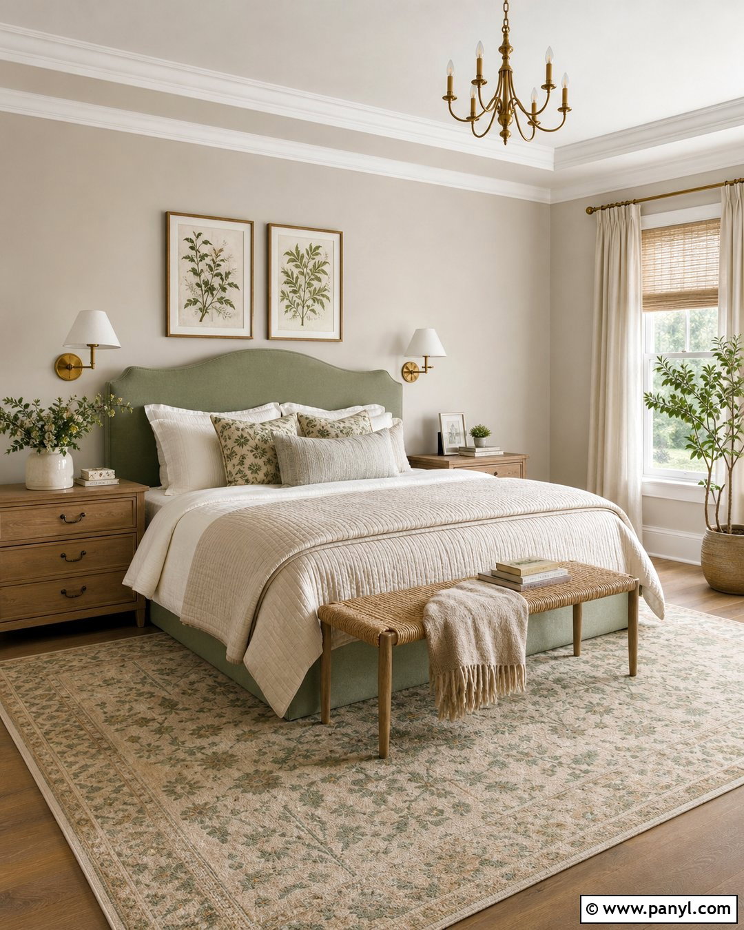 Beige Walls With Sage Green Furniture - 50 beige walls