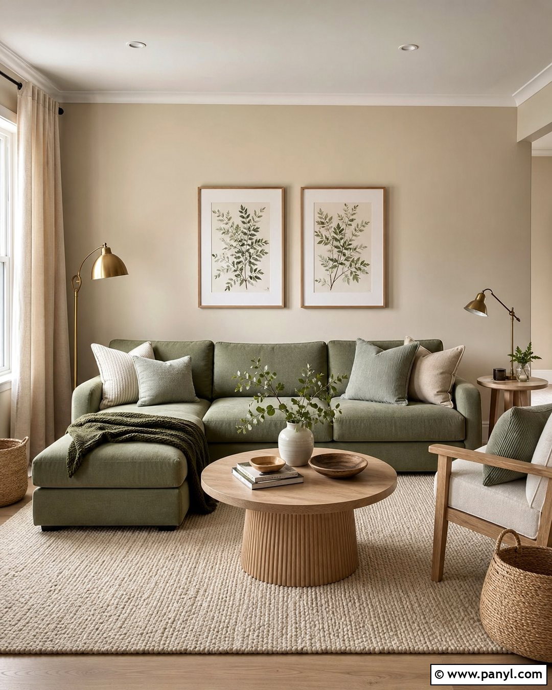 Beige Walls With Sage Green - 20 Beige Walls Color Scheme Ideas