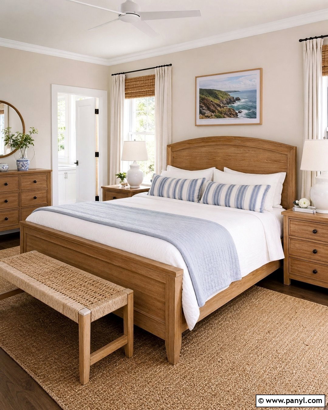 Beige Walls With Sky Blue And White - 20 Beige Walls Color Scheme Ideas