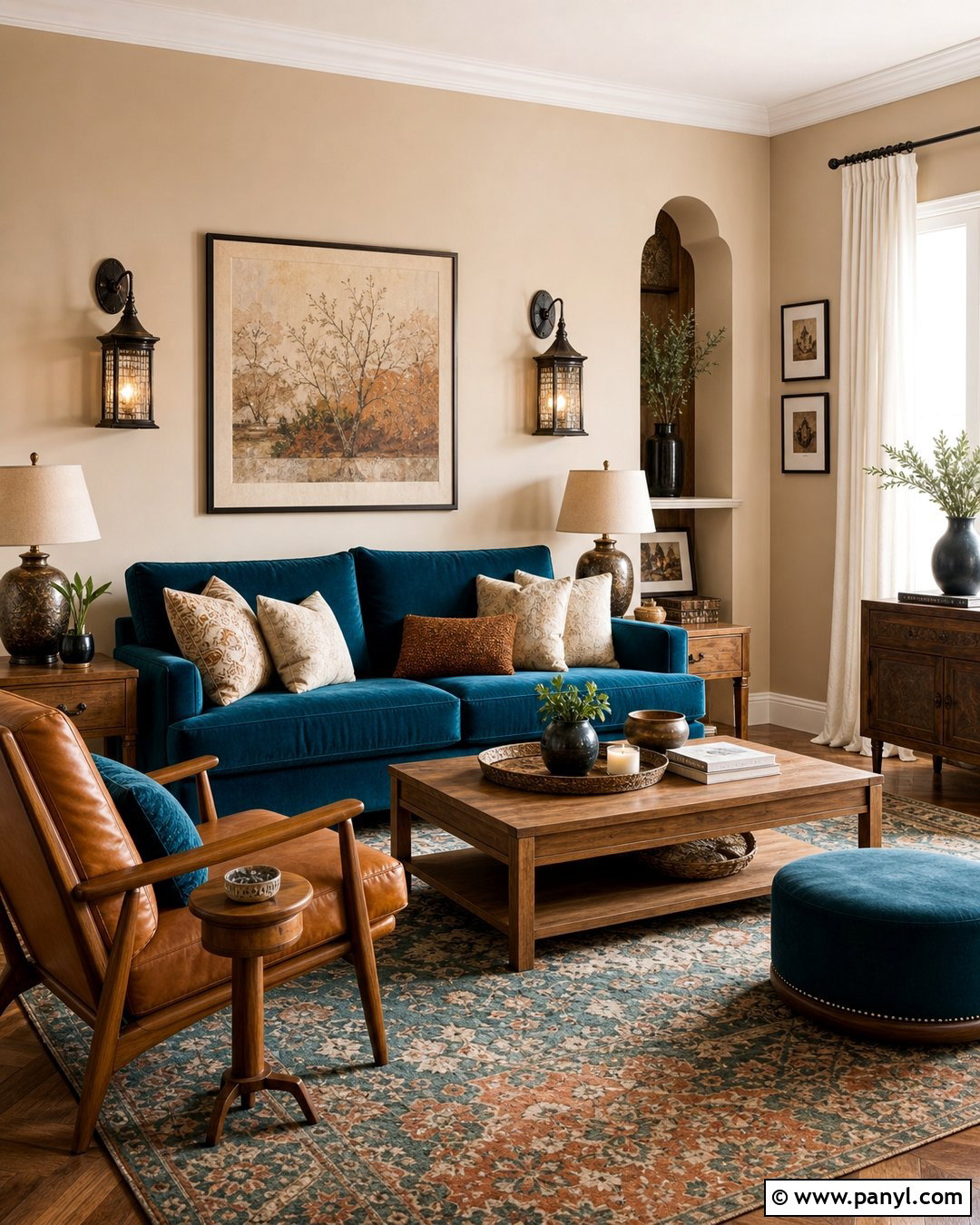 Beige Walls With Teal Blue - 25 Beige Wall Color Palette Ideas