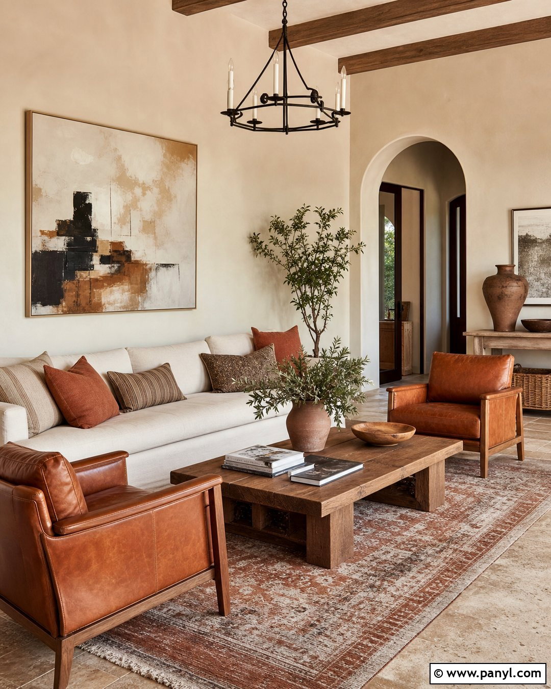 Beige Walls With Terracotta Accents - 50 beige wall ideas