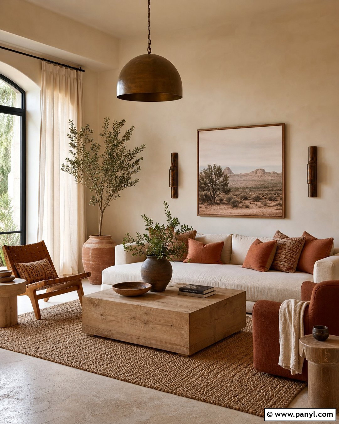 Beige Walls With Terracotta Decor - 35 Beige Wall Colour Ideas