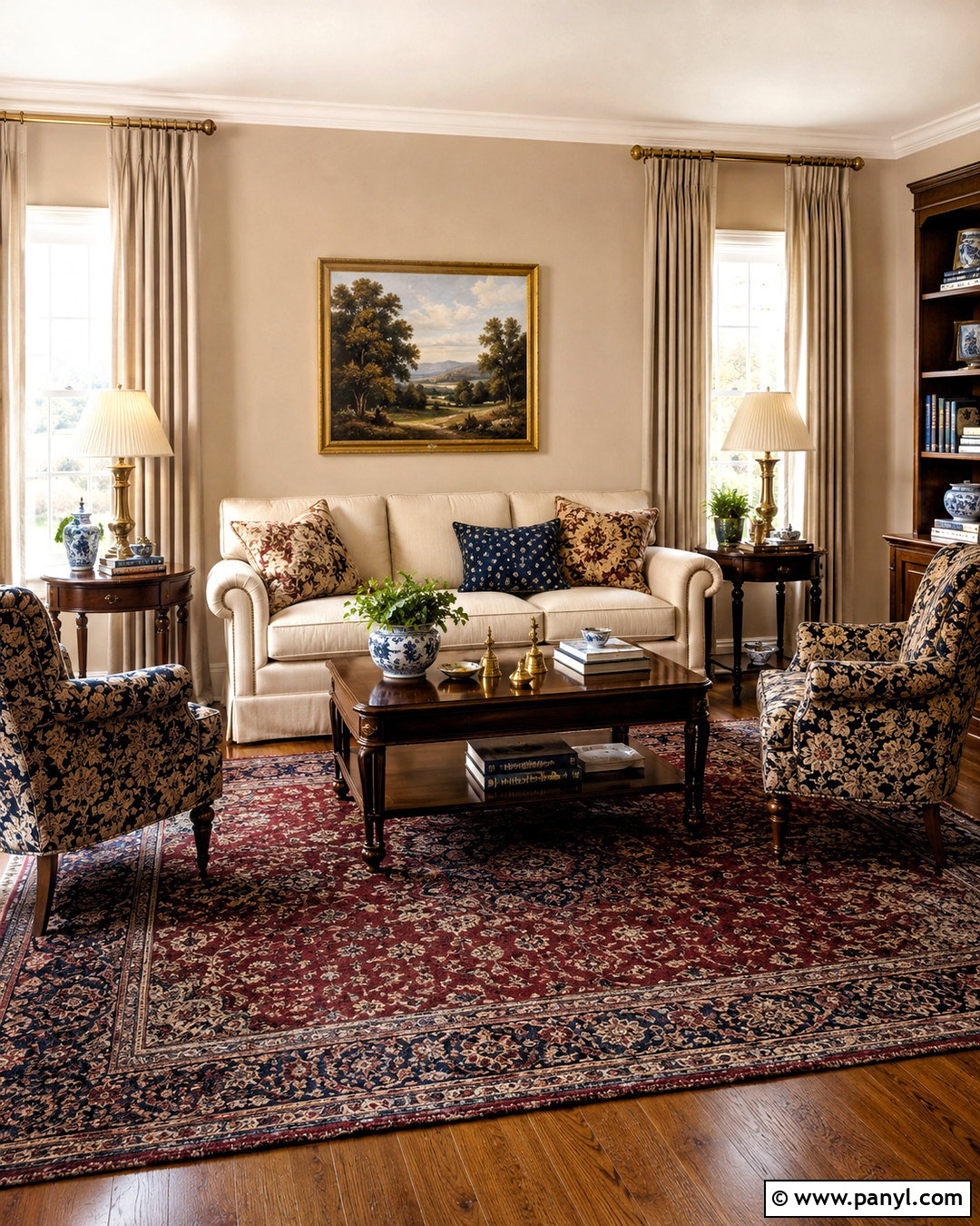 Beige Walls With Traditional Decor - 20 beige walls living room decor ideas