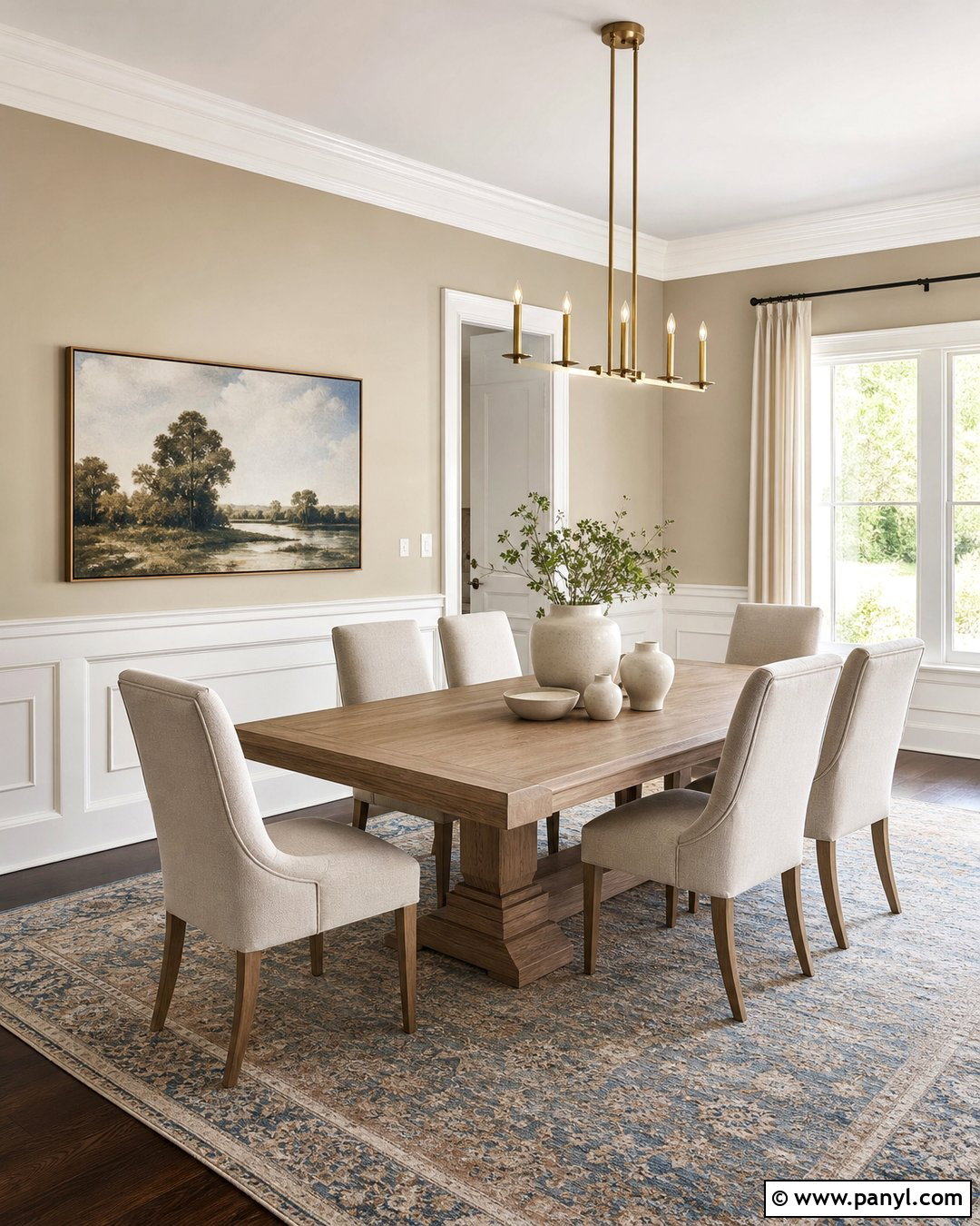 Beige Walls With Wainscoting - 50 beige wall ideas