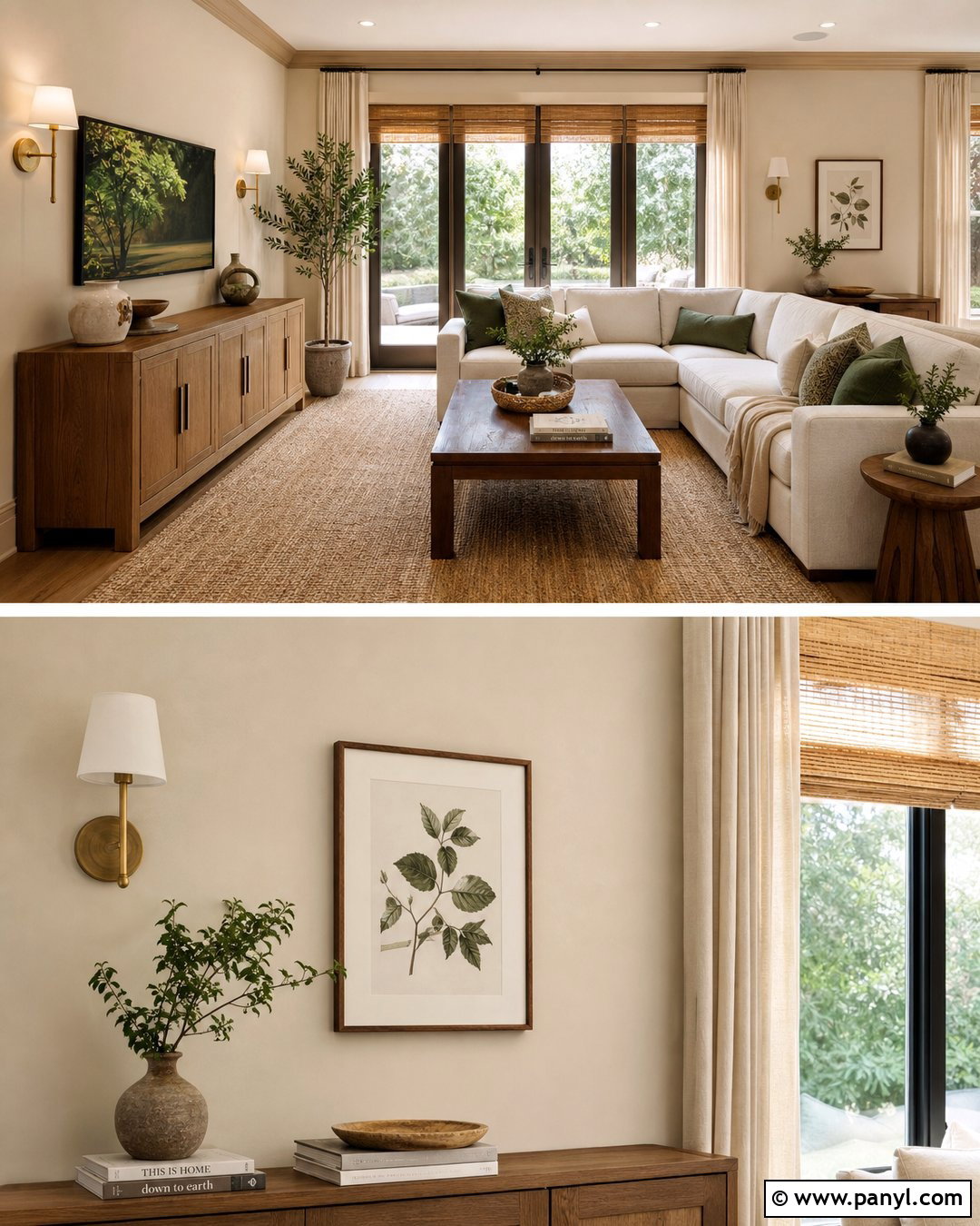 Beige Walls With Warm Wood - 50 beige wall ideas