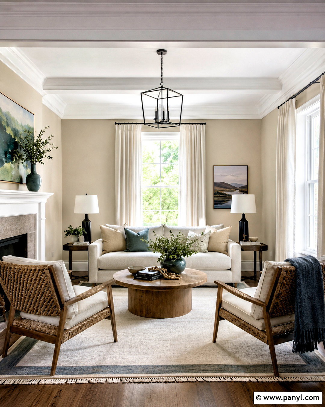 Beige Walls With White Trim - 20 beige walls living room decor ideas