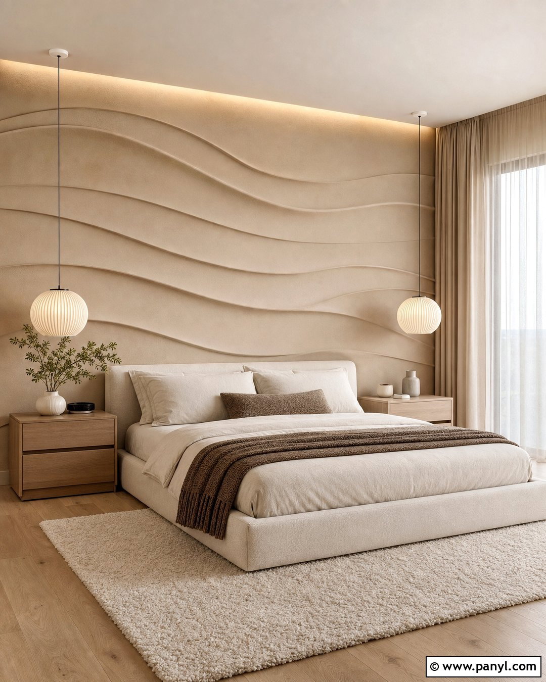 Beige Wave Wall Texture - 45 Beige Wall Texture Ideas