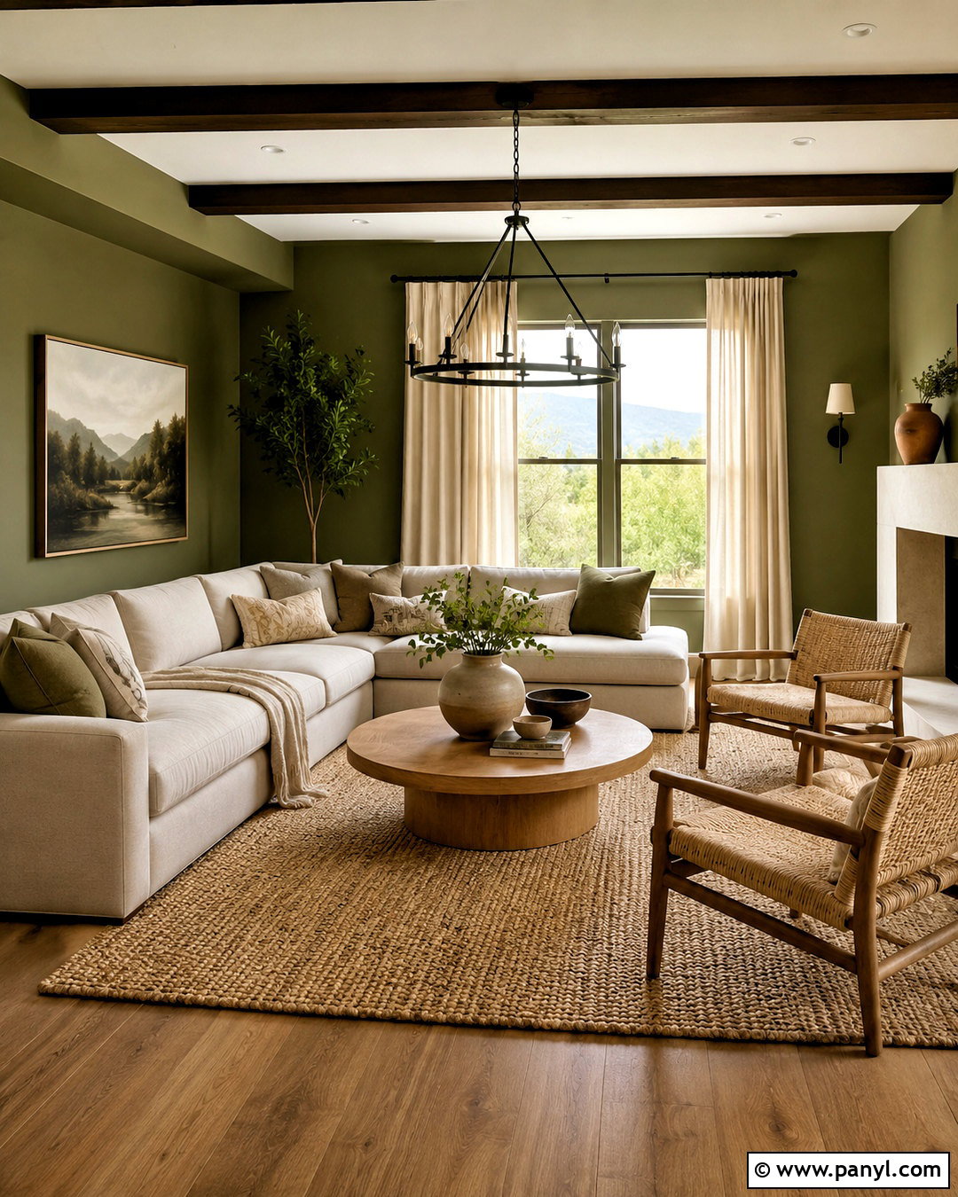 Beige With Olive Green Walls - 20 What Colours Go With Olive Green Walls