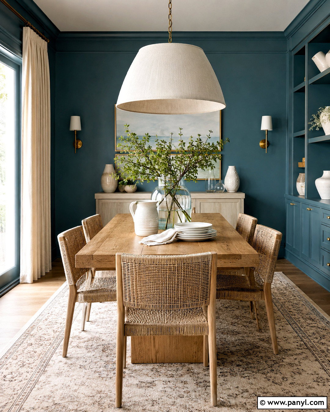 Benjamin Moore Aegean Teal - 20 coastal blue paint colors
