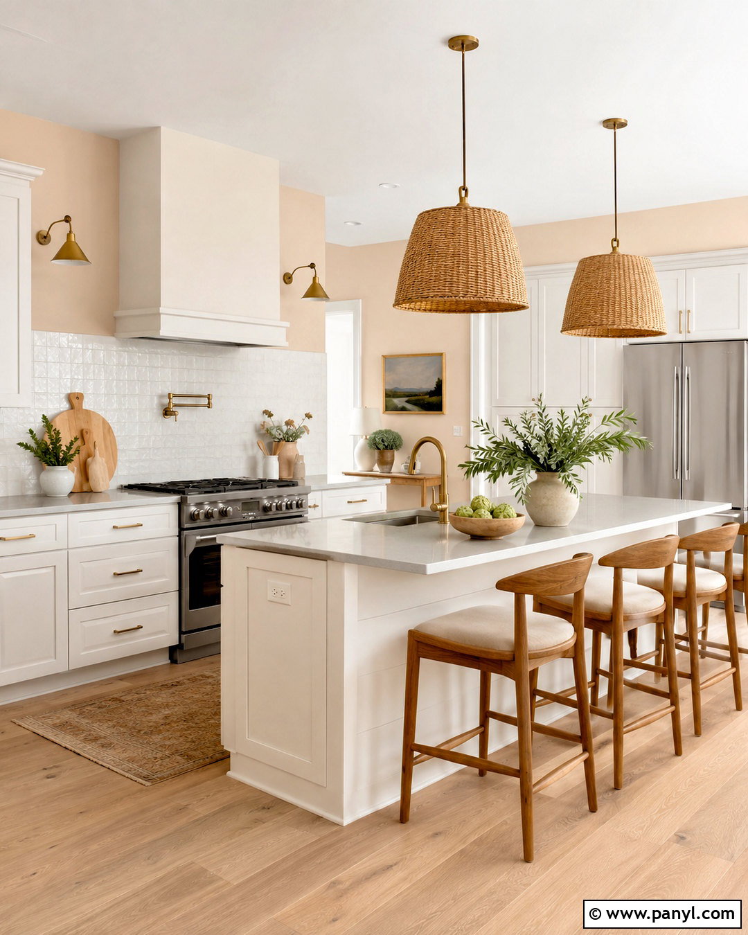 Benjamin Moore Apricot Ice 2015-70 - 20 light orange paint colors