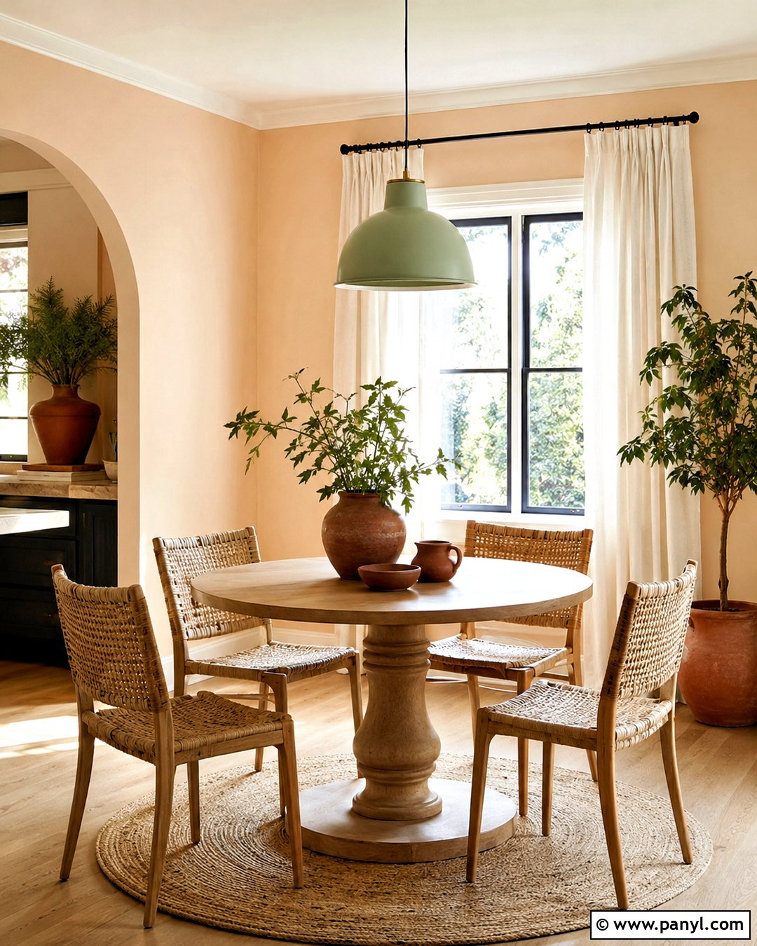 Benjamin Moore Apricot Tint 086 - 20 light orange paint colors