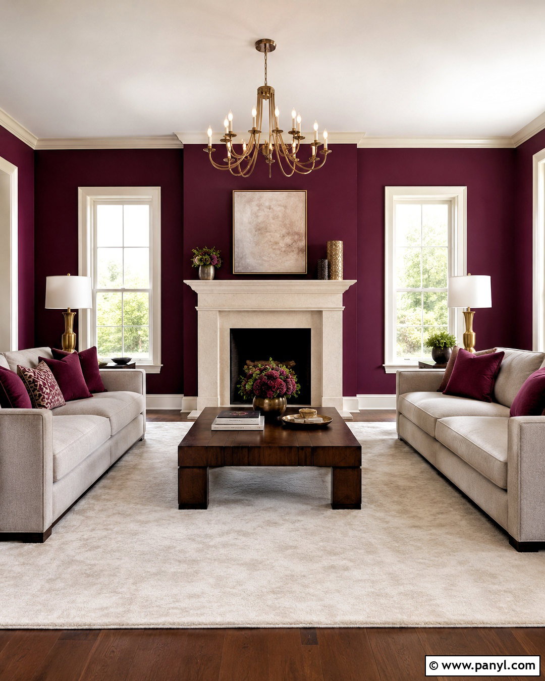 Benjamin Moore Black Raspberry 2072-20 - 20 dark purple paint colors