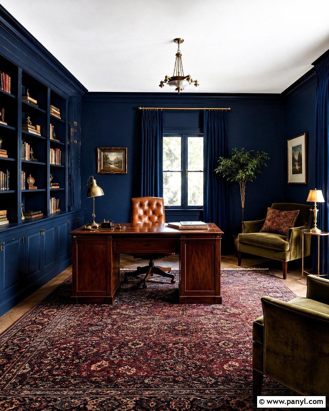 Benjamin Moore Bold Blue 2064-10 - 20 navy blue paint colors