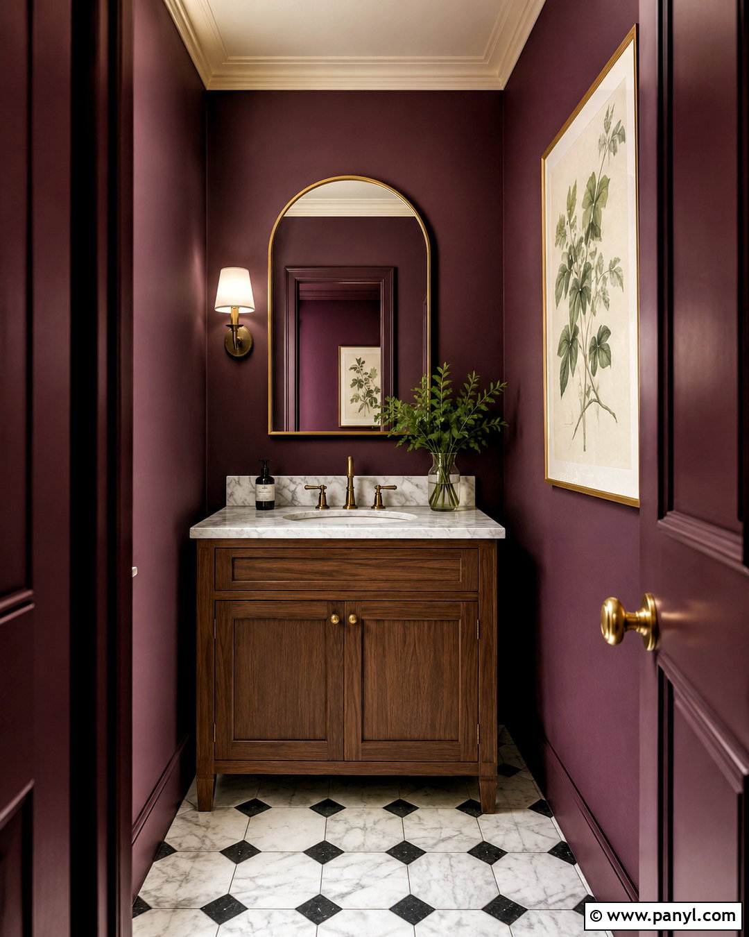 Benjamin Moore Carter Plum CW-355 - 20 dark purple paint colors