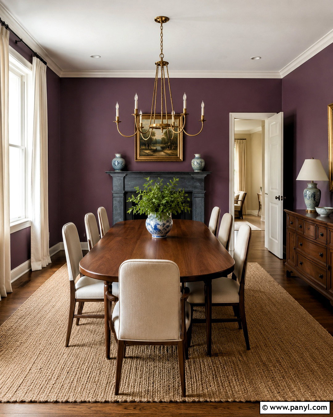 Benjamin Moore Chambourd AF-645 - 20 dark purple paint colors