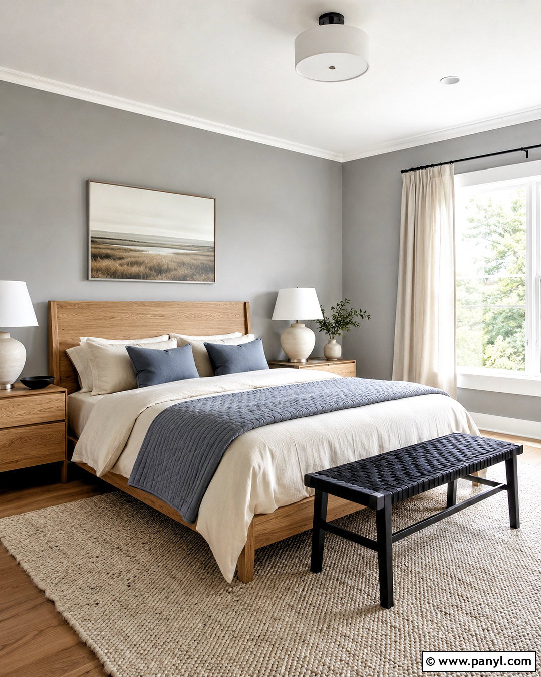 Benjamin Moore Chelsea Gray Dark Gray Bedroom - 20 dark gray paint colors