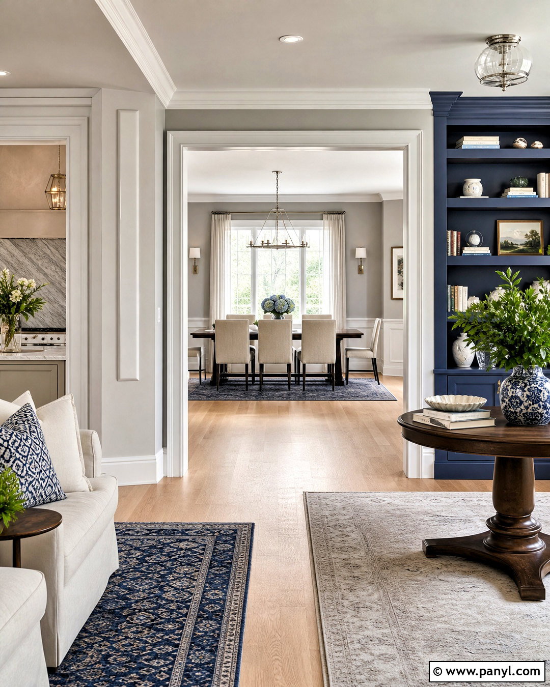Benjamin Moore Classic Gray And Boothbay Gray Color Scheme - 20 benjamin moore whole house color scheme ideas