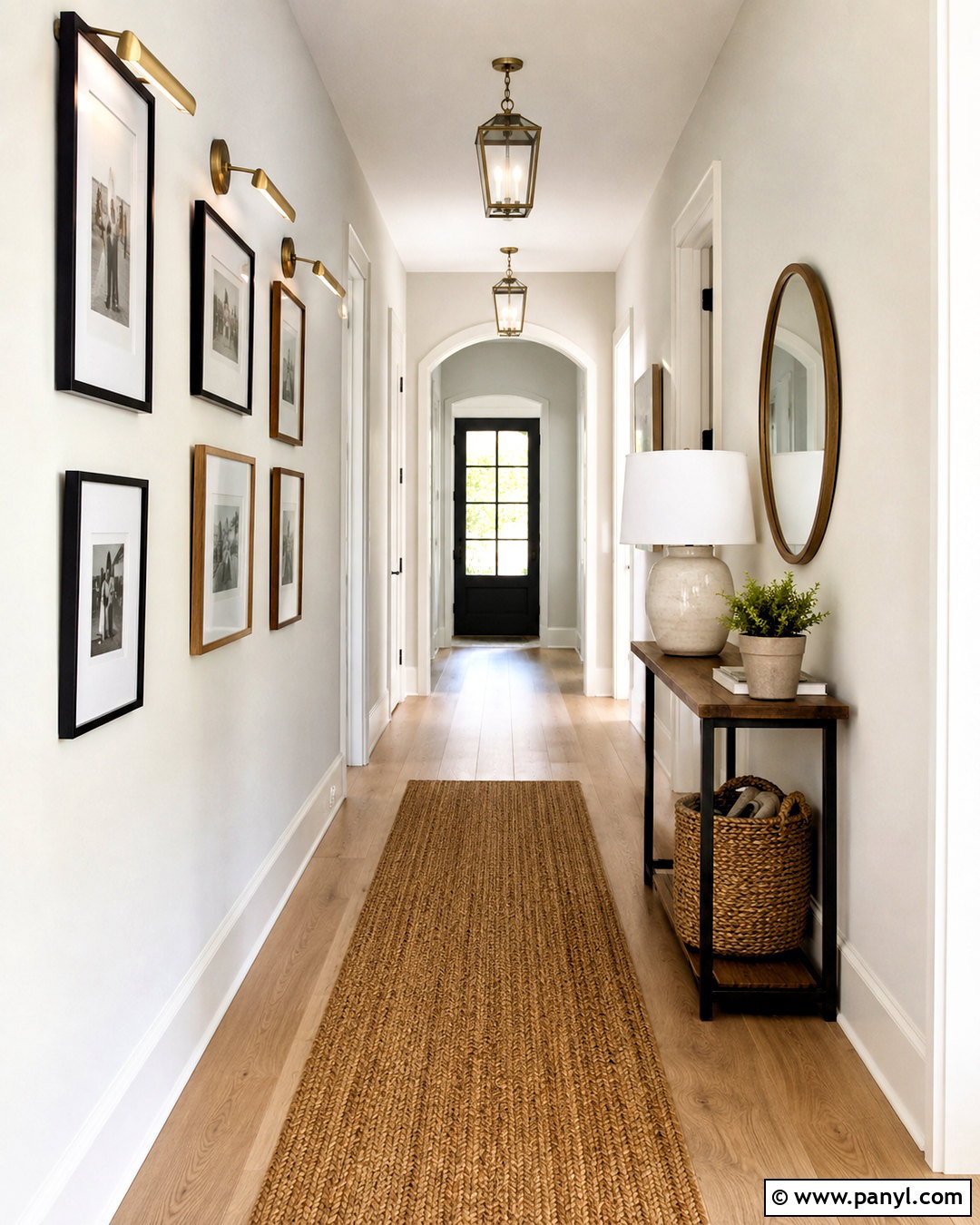 Benjamin Moore Cloud Cover Hallway - 20 neutral white paint colors