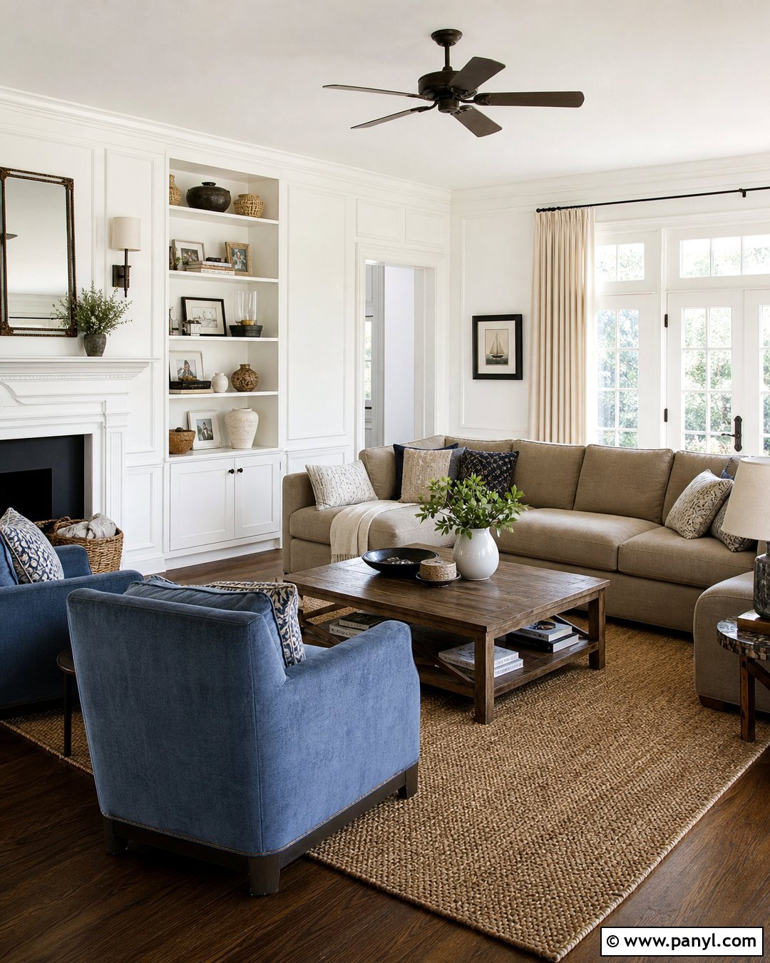 Benjamin Moore Cloud White OC-130 - 35 popular white paint colors for walls