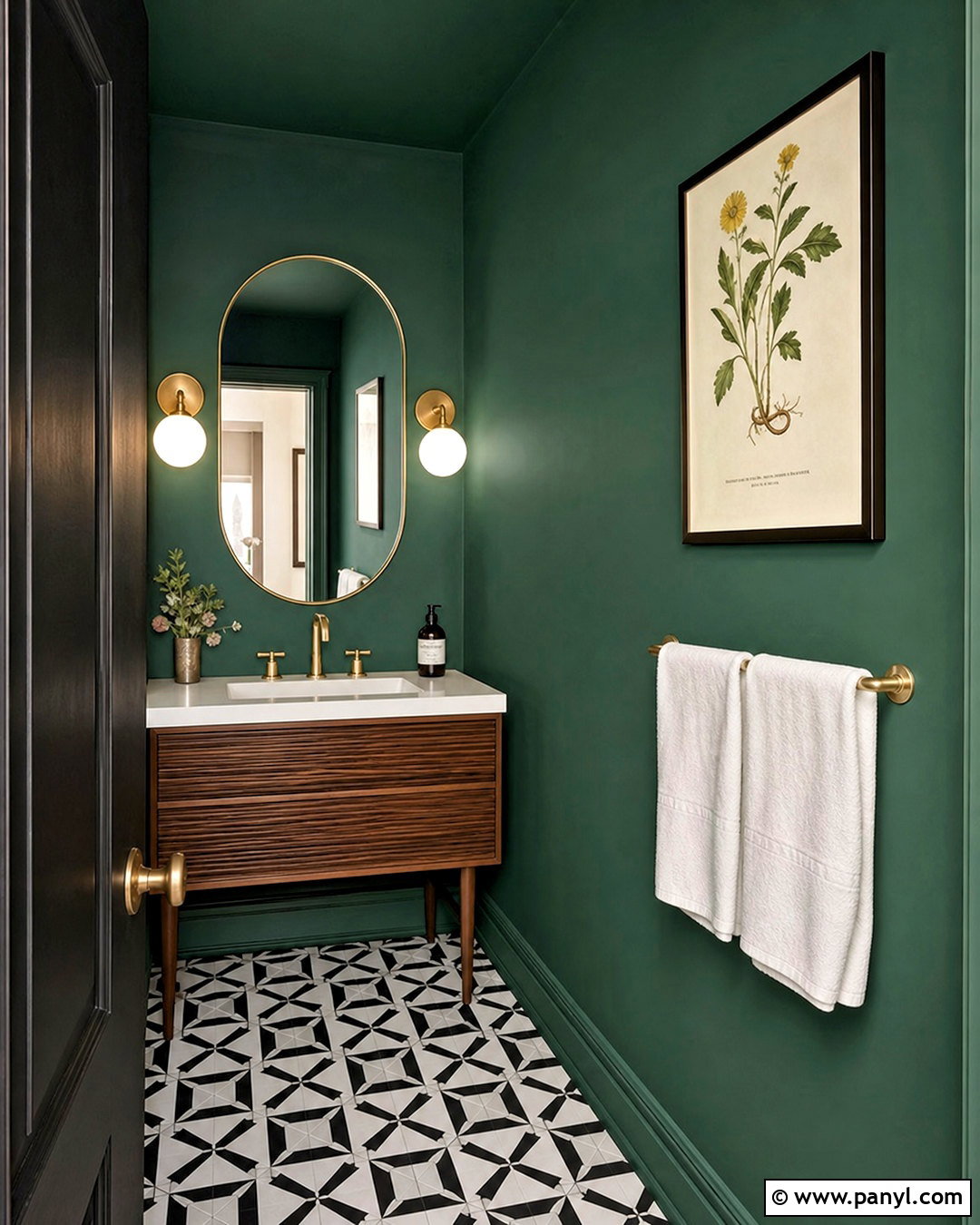 Benjamin Moore Deep Sea Green Paint Color - 20 emerald green paint colors