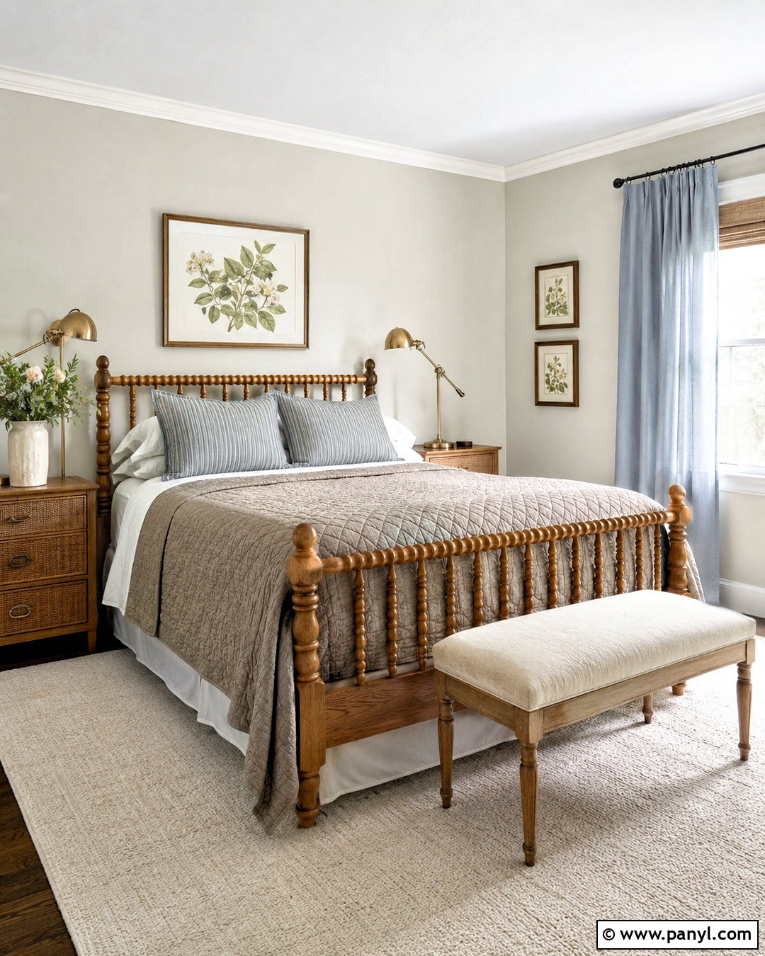Benjamin Moore Dove Wing Guest Bedroom - 20 neutral white paint colors