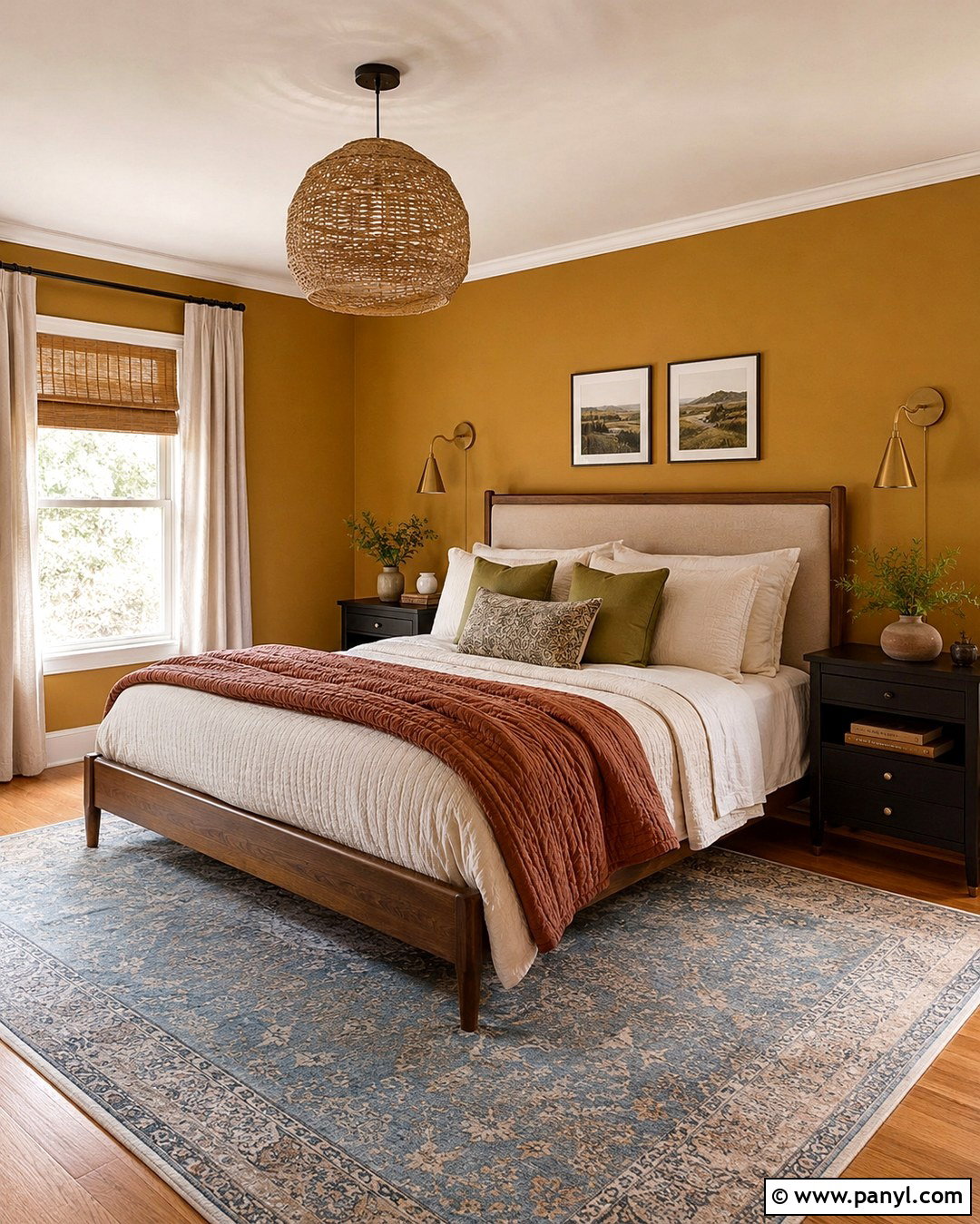 Benjamin Moore Dried Mustard Bedroom - 20 Dark Gold Paint Colors For Walls
