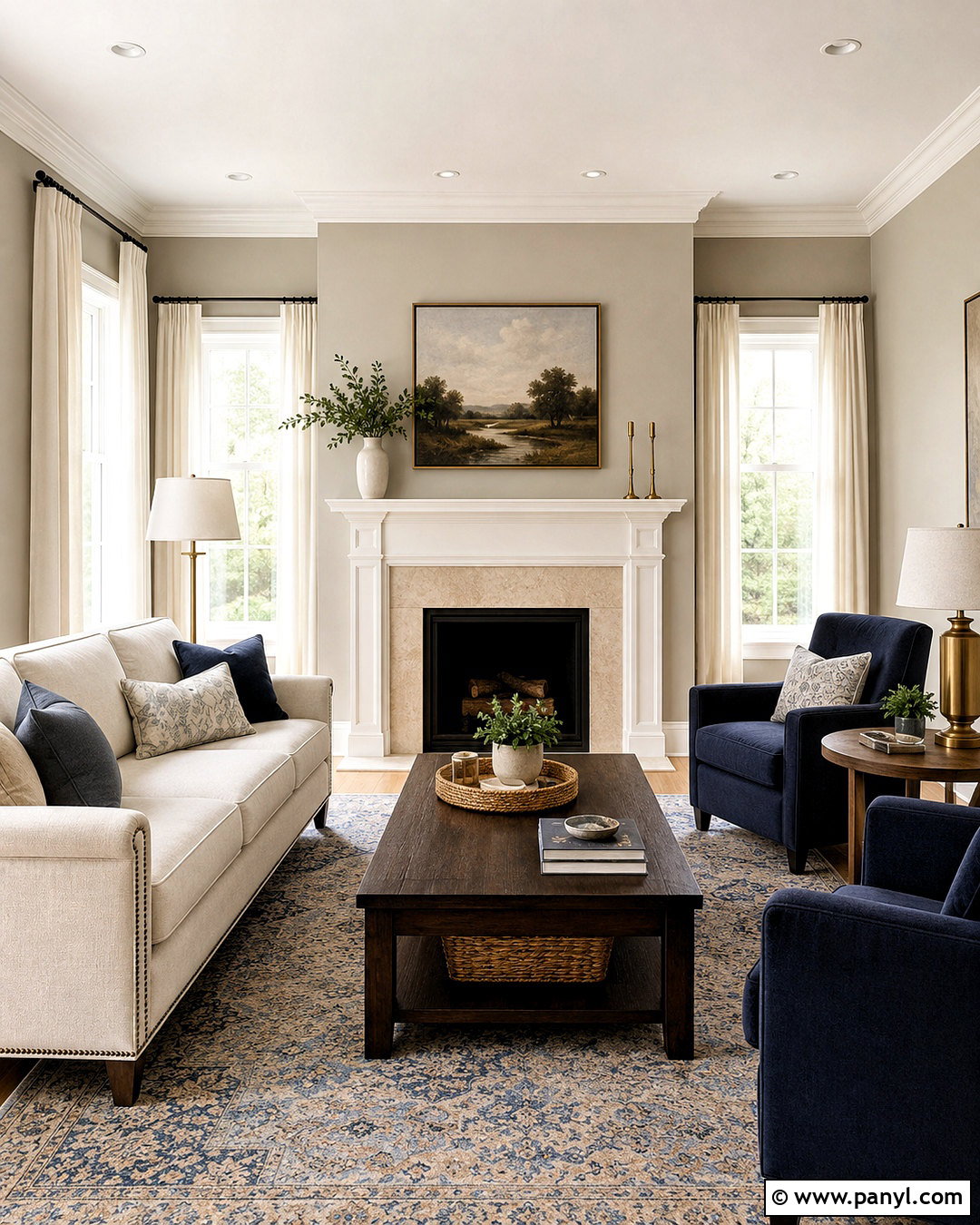 Benjamin Moore Edgecomb Gray HC-173 - 20 neutral gray paint colors