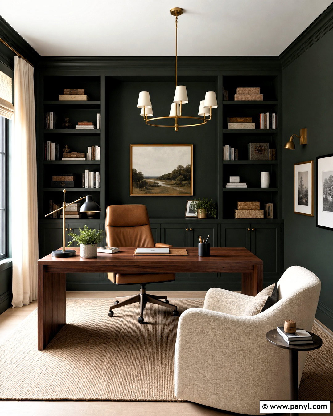 Benjamin Moore Essex Green Office - 20 green paint colors