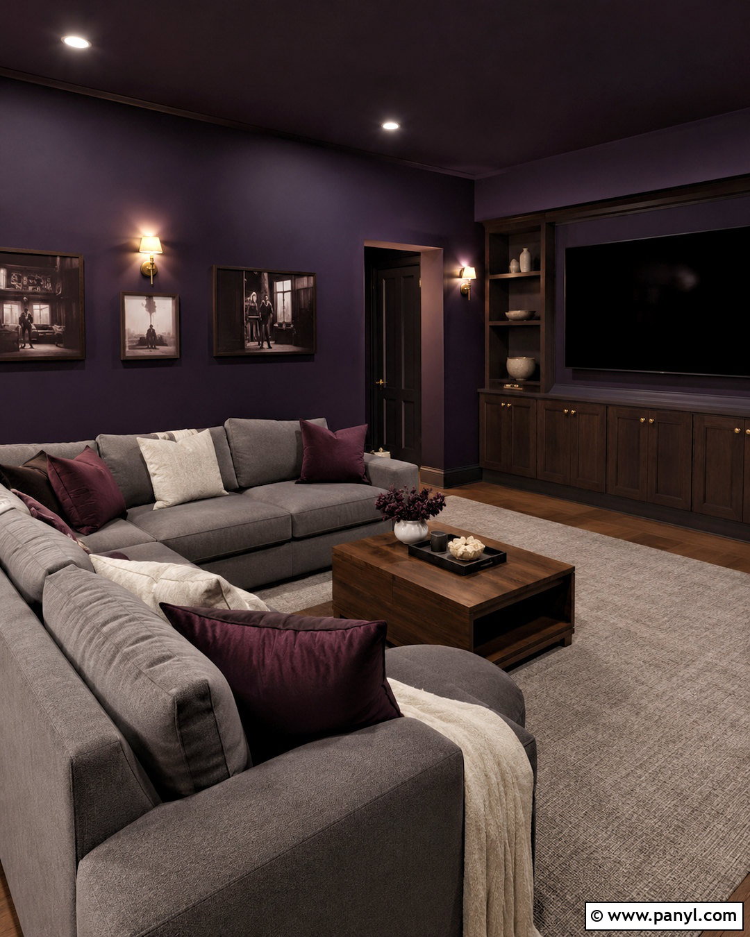 Benjamin Moore Galaxy 2117-20 - 20 dark purple paint colors