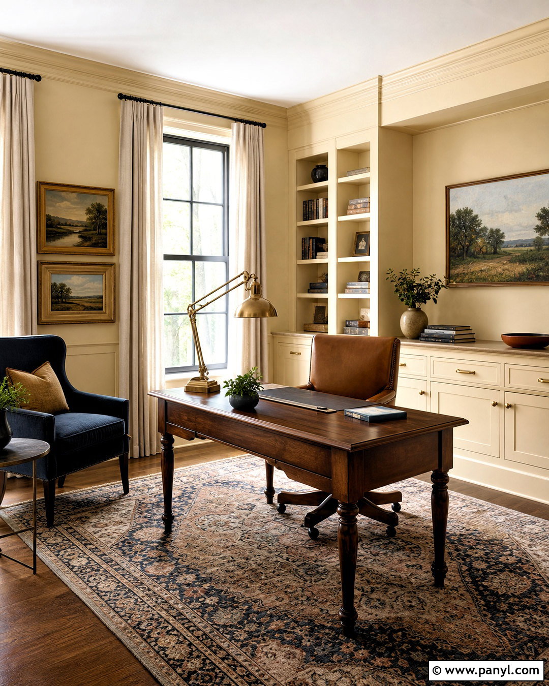 Benjamin Moore Gentle Cream OC-96 Paint Color - 20 warm cream paint colors