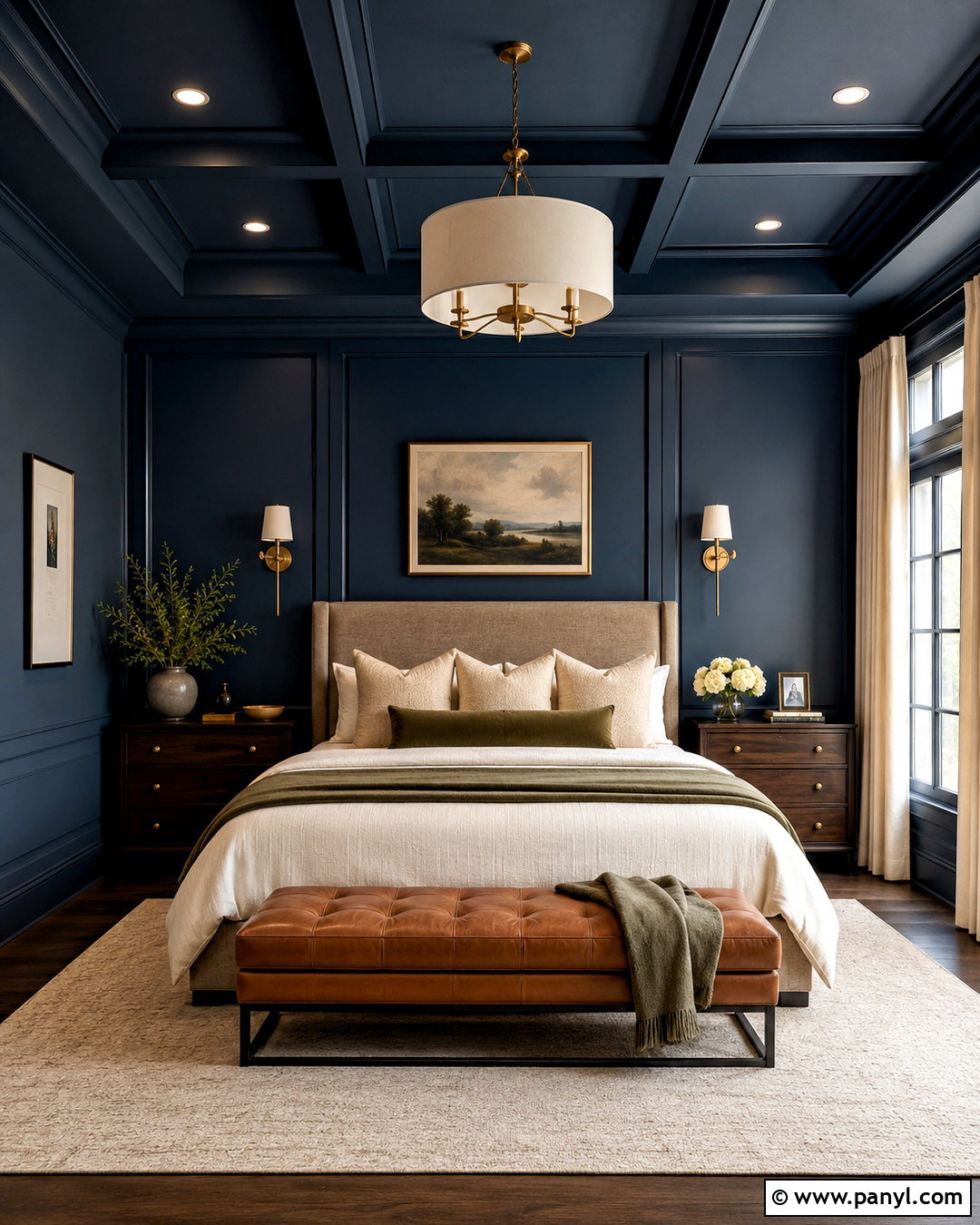 Benjamin Moore Gentlemans Gray 2062-20 - 20 navy blue paint colors