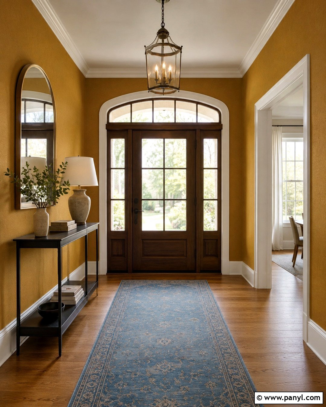 Benjamin Moore Gilded Ballroom Entryway - 20 Dark Gold Paint Colors For Walls