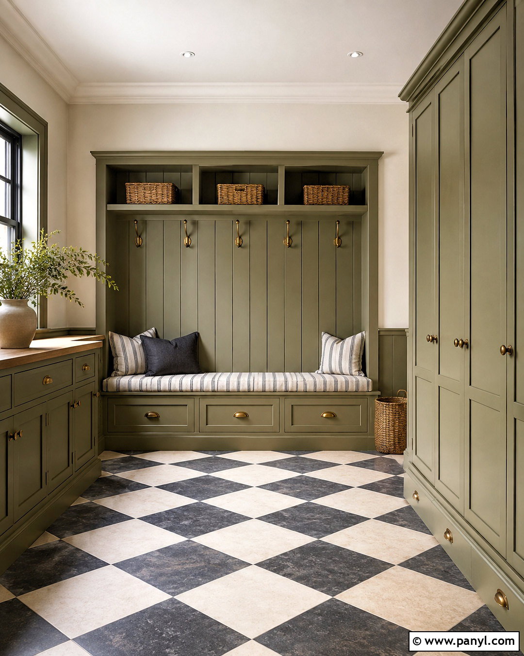 Benjamin Moore Gloucester Sage Paint Color - 20 neutral green paint colors