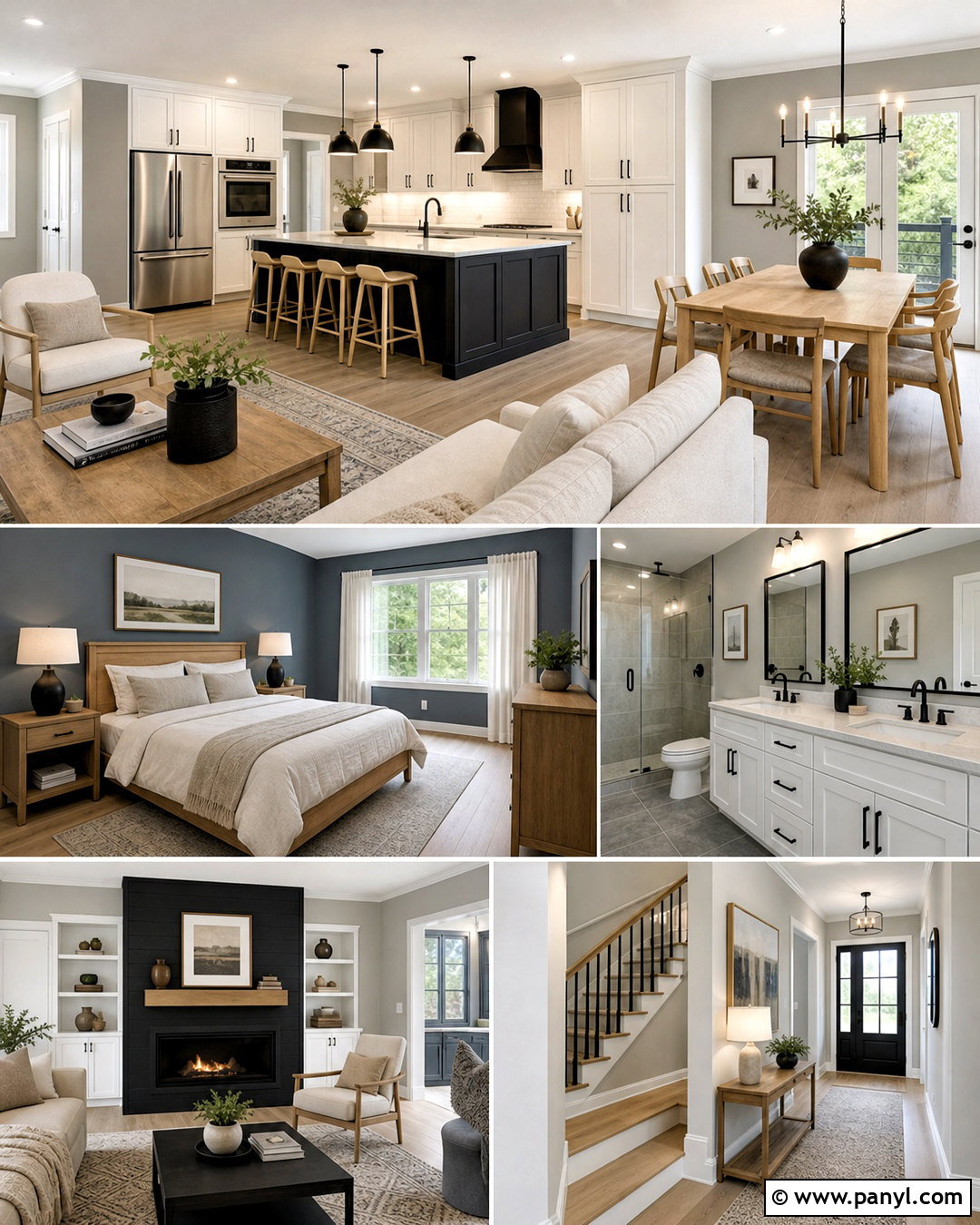 Benjamin Moore Gray Owl And Smoke Color Scheme - 20 benjamin moore whole house color scheme ideas