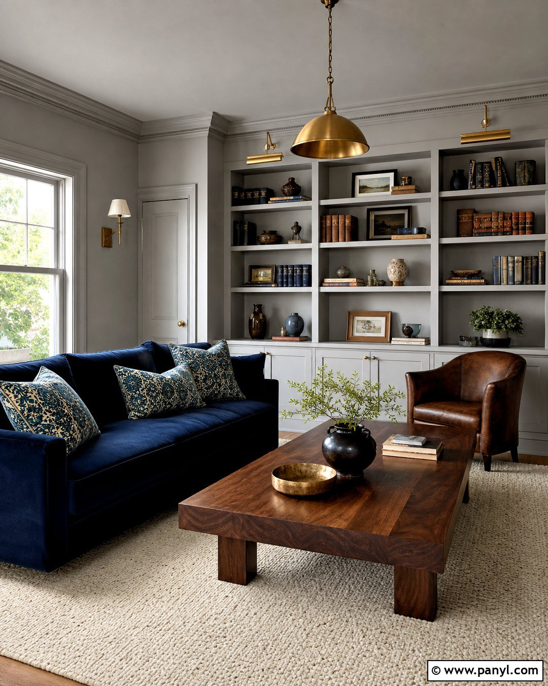 Benjamin Moore Gray Owl Color Drenched Room - 20 grey owl benjamin moore ideas