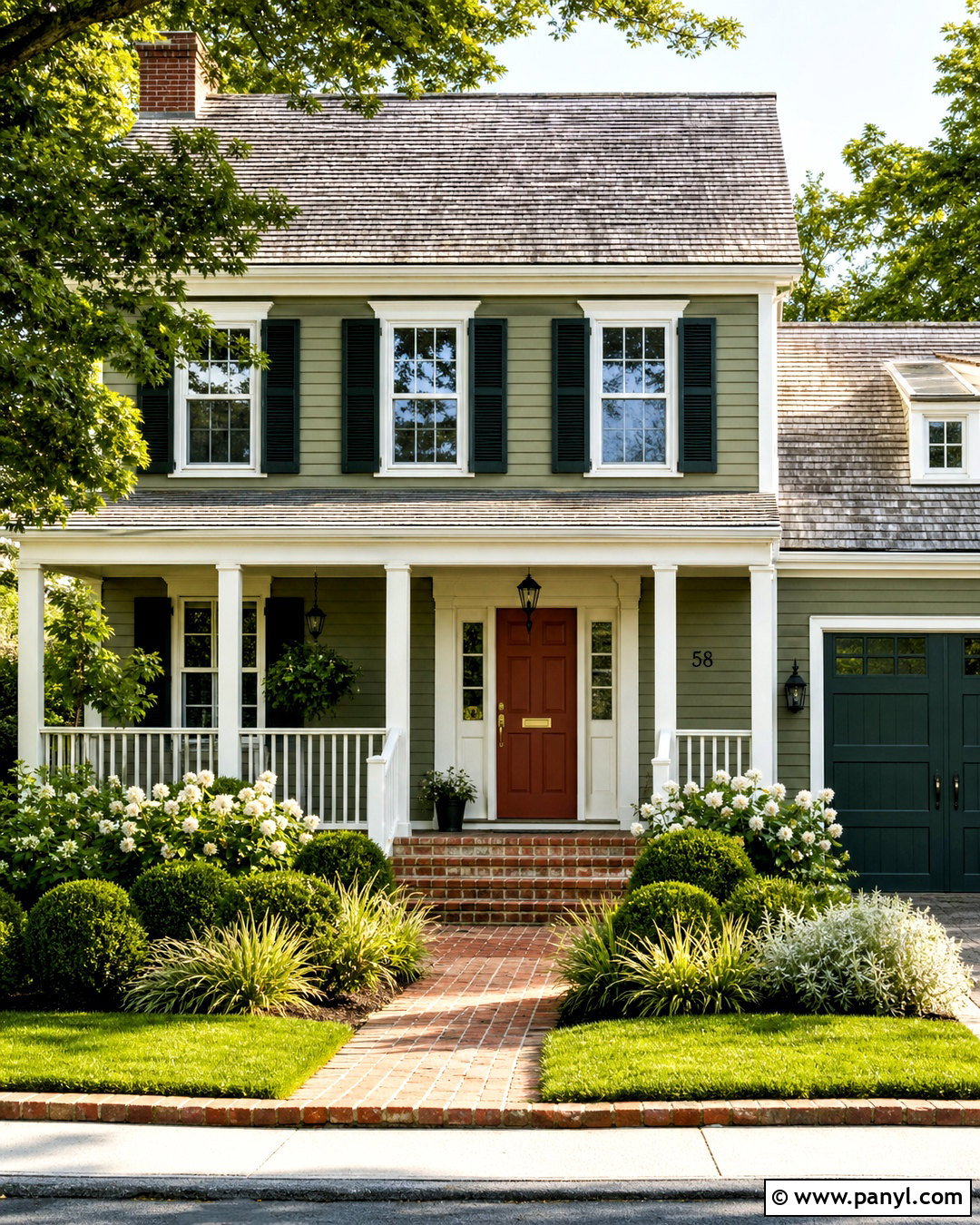 Benjamin Moore Green Exterior Color Palette - 20 benjamin moore color palette ideas