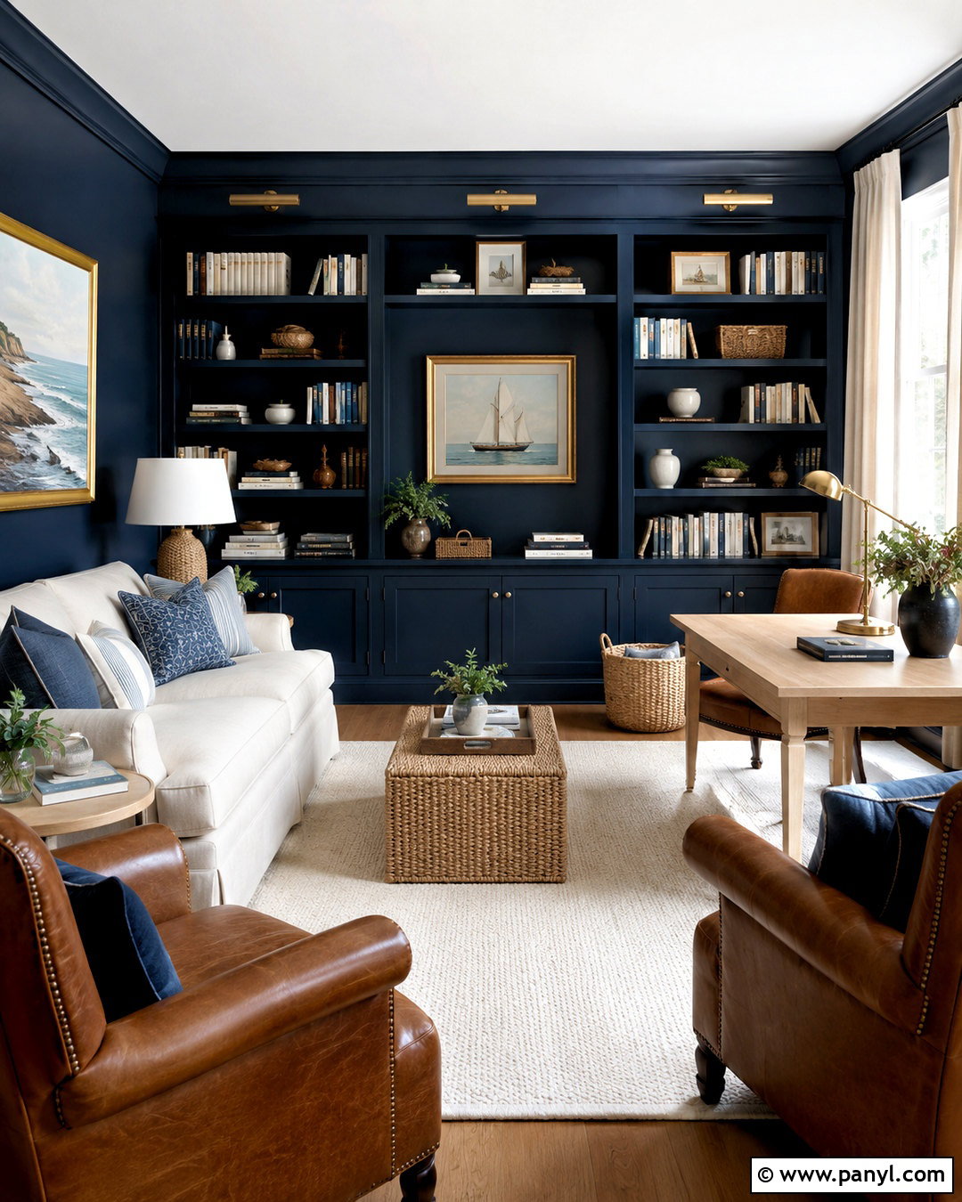 Benjamin Moore Hale Navy - 20 coastal blue paint colors