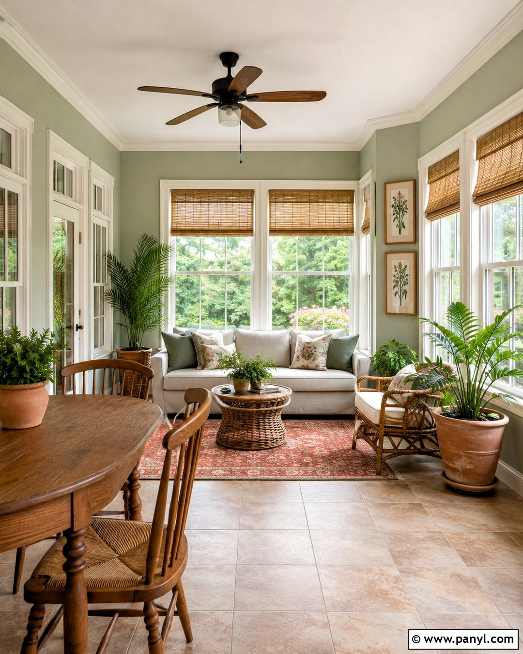 Benjamin Moore Hollingsworth Green Paint Color - 20 neutral green paint colors