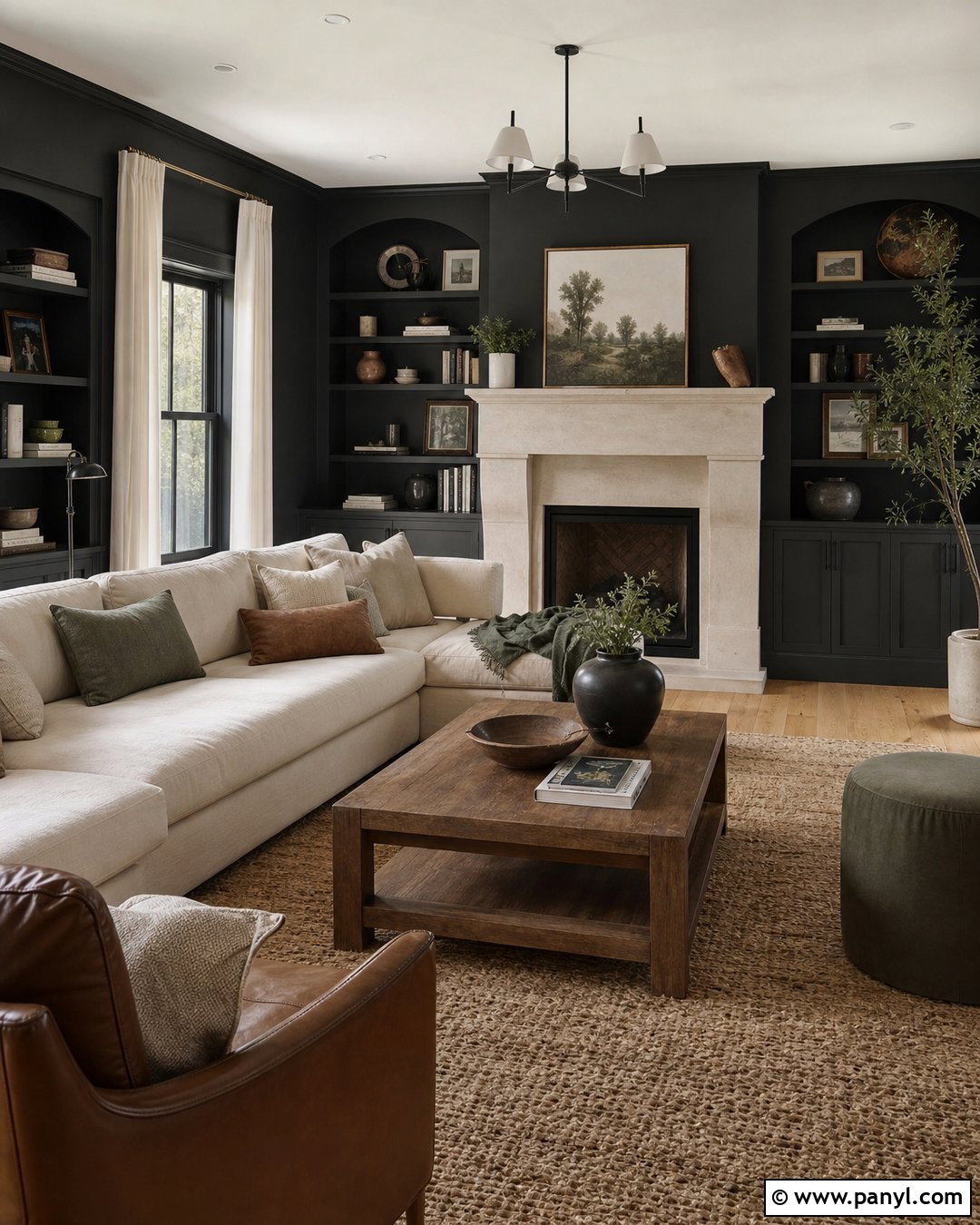 Benjamin Moore Iron Mountain Black Paint - 20 Best Black Paint For Interior Walls
