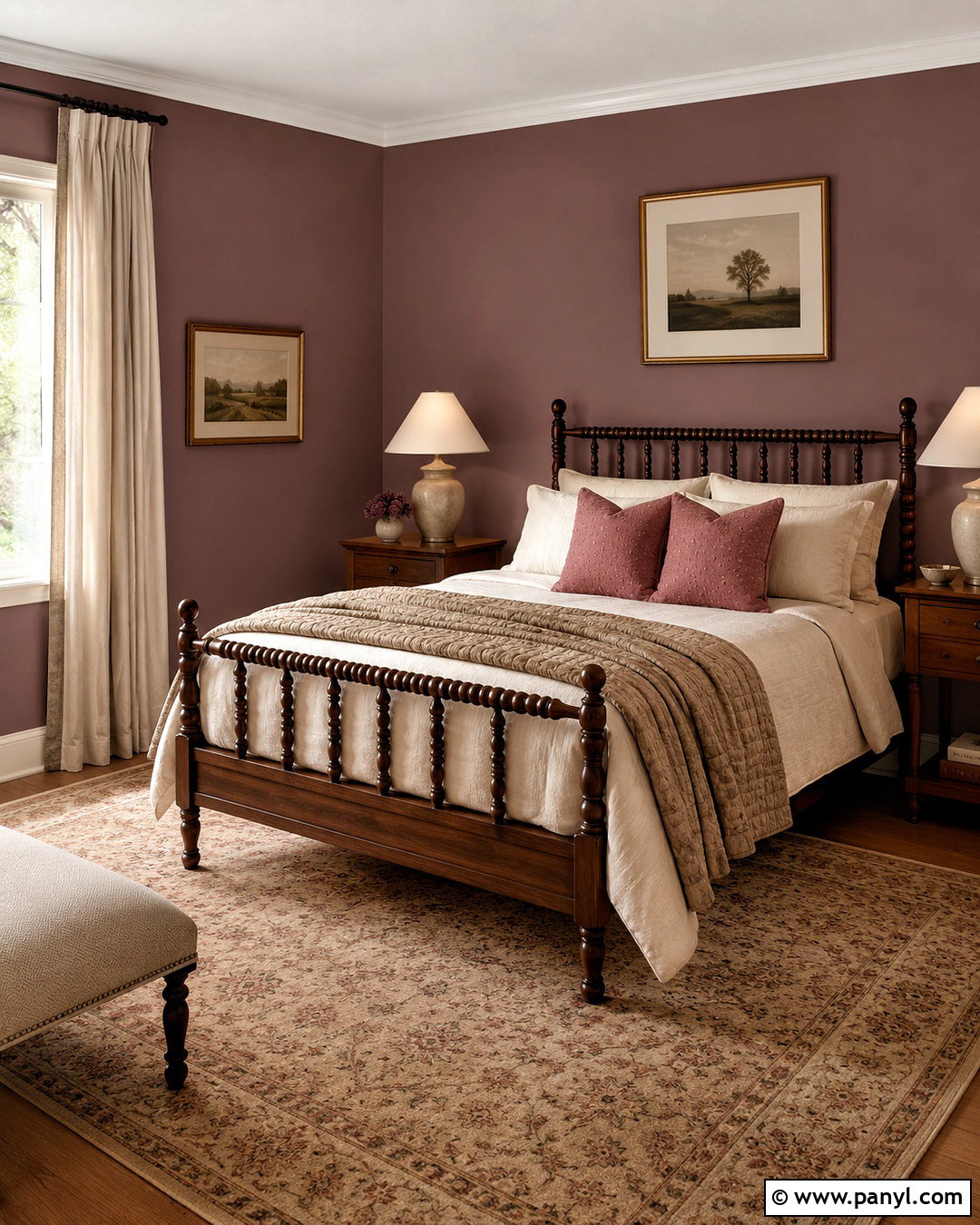 Benjamin Moore Mink Violet 1252 - 20 dark purple paint colors