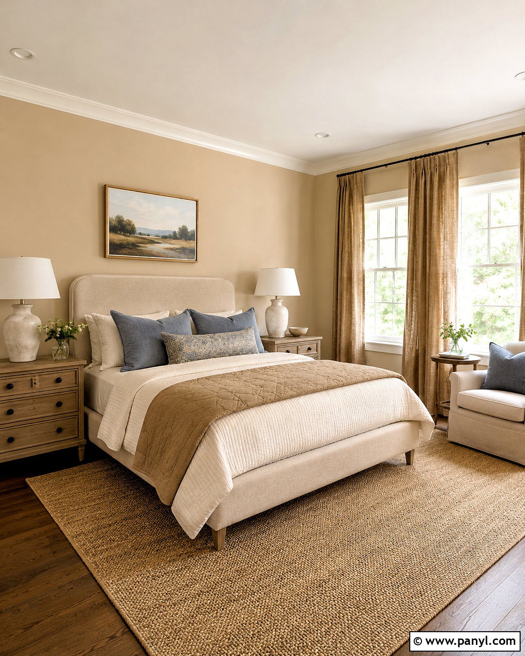 Benjamin Moore Muslin Light Brown Paint - 20 light brown paint colors