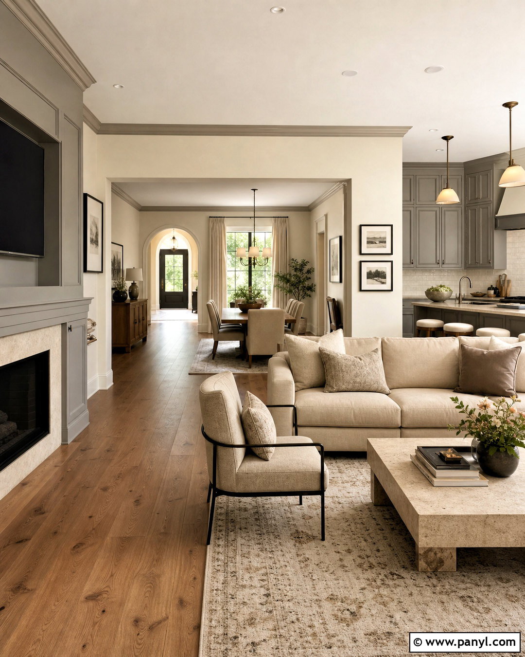 Benjamin Moore Natural Cream And Pashmina Color Scheme - 20 benjamin moore whole house color scheme ideas