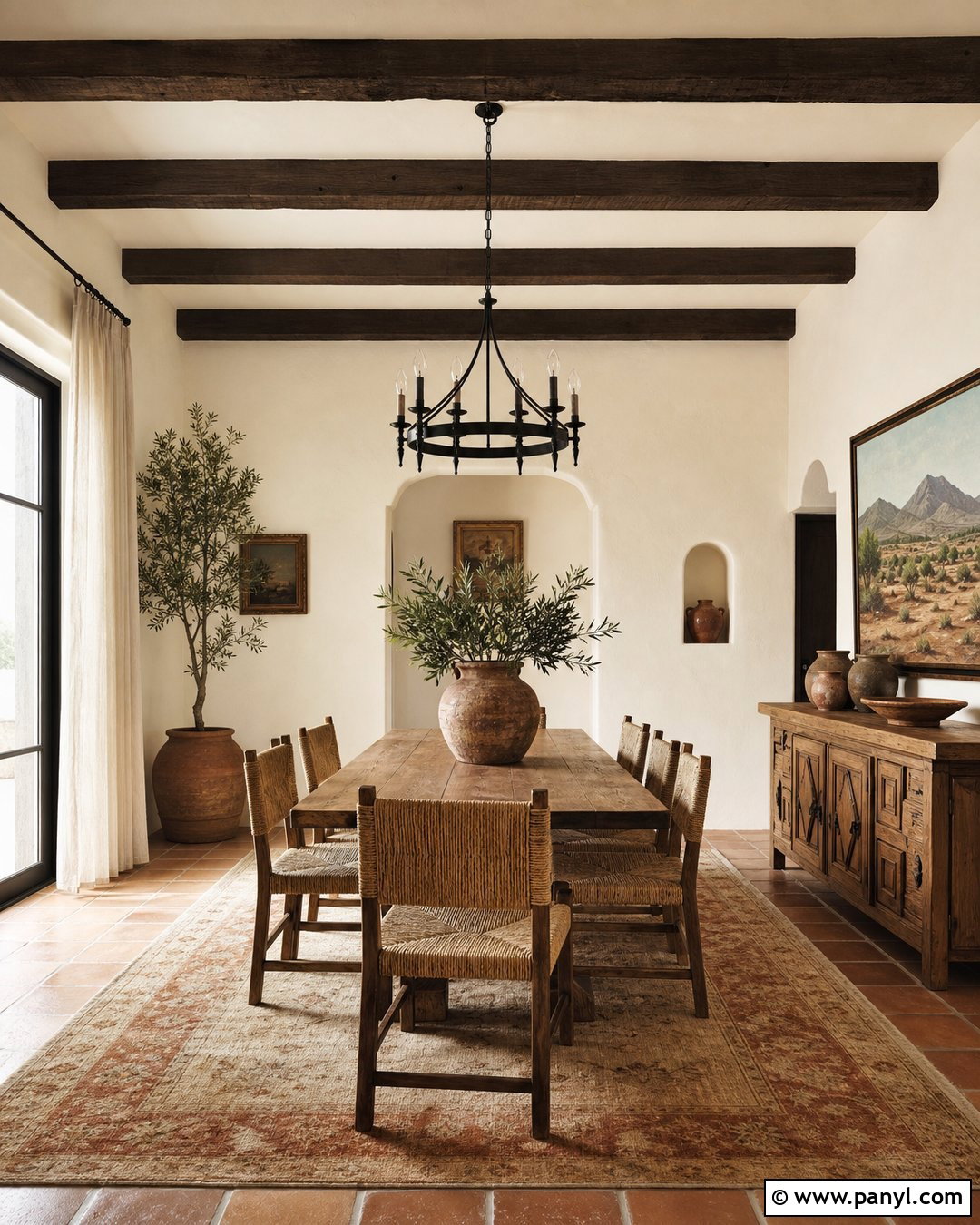 Benjamin Moore Navajo White OC-95 Paint Color - 25 Best Creamy White Paint Color For Walls